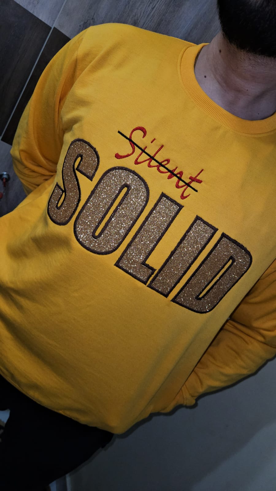 Not Silent- SOLID exclusively designed round neck Sweatshirt
