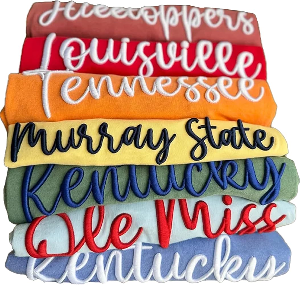 Personalised 3D puffed embroidered Text Sweatshirt for Kids