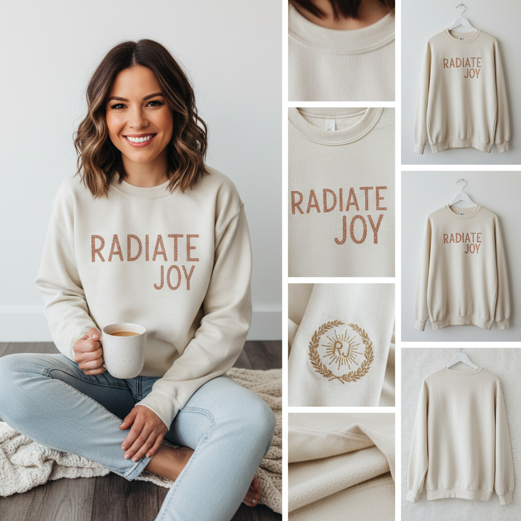 show it worn by woman and add few more clubbed images in picture grid